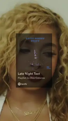 Check out our playlist on Spotify “Late night Text” curated by Chris Perez Feat  Gen Neo Xenia Manasseh Drue Breez Kennedy Kiana Lede