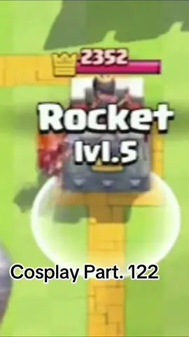 Rocket cosplay! #clashroyale #cosplay #rocket #clashroyalememes #clashroyaledaily #coc #clashofclans #clash #supercell #gaming #gamer #fail #fyp #viral 
