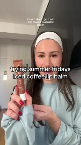 trying summer fridays iced coffee lip balm #lip #lipbalm #lips #lipgloss 