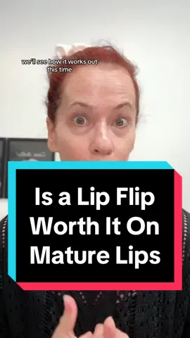 How I got a #lipflip without even knowing it 😆 #lipflipping #lipflipresults #beautyover50 