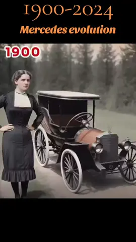 Eyes in the past, 1900-2024 Mercedes evolution,  Reconstructed footage, #historicalvideo #history #past #oldtimes #lovehistory #oldfootage #street #streetscene #evolution #mercedes #1900s #2000s