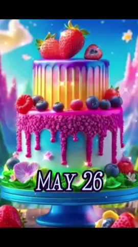 Happy Birthday May 26 #happybirthday #song #2024 #wishing #cards #fireworks #CapCut 