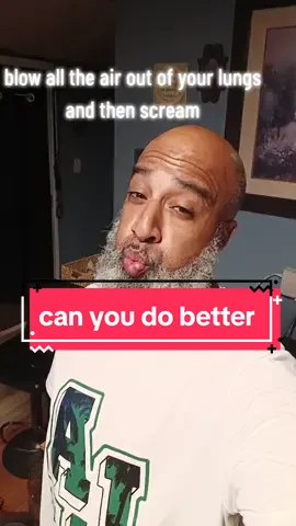 I seen it and had to #try I could not #scream. I could barely get anything out #lol #how do you #sound #fyp #challenge #for you 