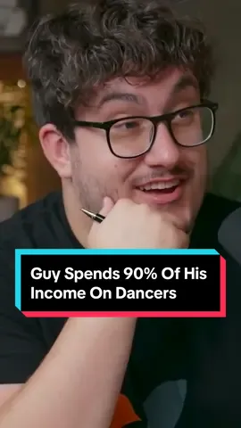 Guy Spends 90% Of His Income On Dancers #dancers #moneytok #financialaudit 