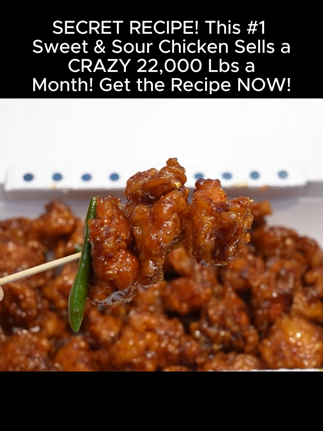 Unlock the secret to insanely popular sweet and sour chicken! This recipe sells a whopping 22,000 lbs a month.  Get it before it's gone! #SweetAndSourChicken #SecretRecipe #CrazyPopular #22000Lbs #GetTheRecipeNow Disclaimer: The video content used in this post is for entertainment purposes only. All rights belong to their respective owners. fullvid: https://www.youtube.com/watch?v=hmtQbVV7yPs&ab_channel=%ED%91%B8%EB%94%94%EB%9E%9C%EB%93%9CFoodieLand