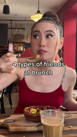 4 types of friends at brunch  #friends #friendship #funny #brunch #fyp 