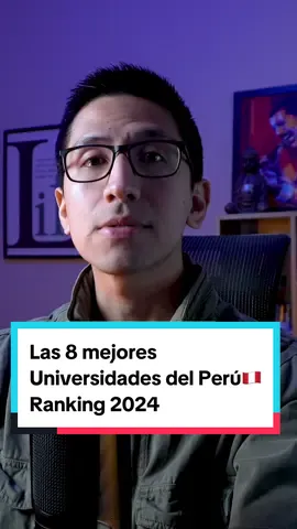 Estas son las 8 mejores Universidades del Perú ¿qué opinas del ranking de este año? @UCV Perú @USIL @UPN #UTP @UPC @UNMSM @Universidad Cayetano Heredia @pucp  Fuente: SCIMAGO Institutions Ranking