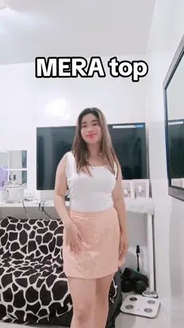 Kikiligin ka talaga kasi ang cute nitong nabili kung MERA top and bottom from @queenbella.ph_shop 💖 #mera #meratop #top #bottom #highwaist #outfit #simple #fyp #trending #viral 