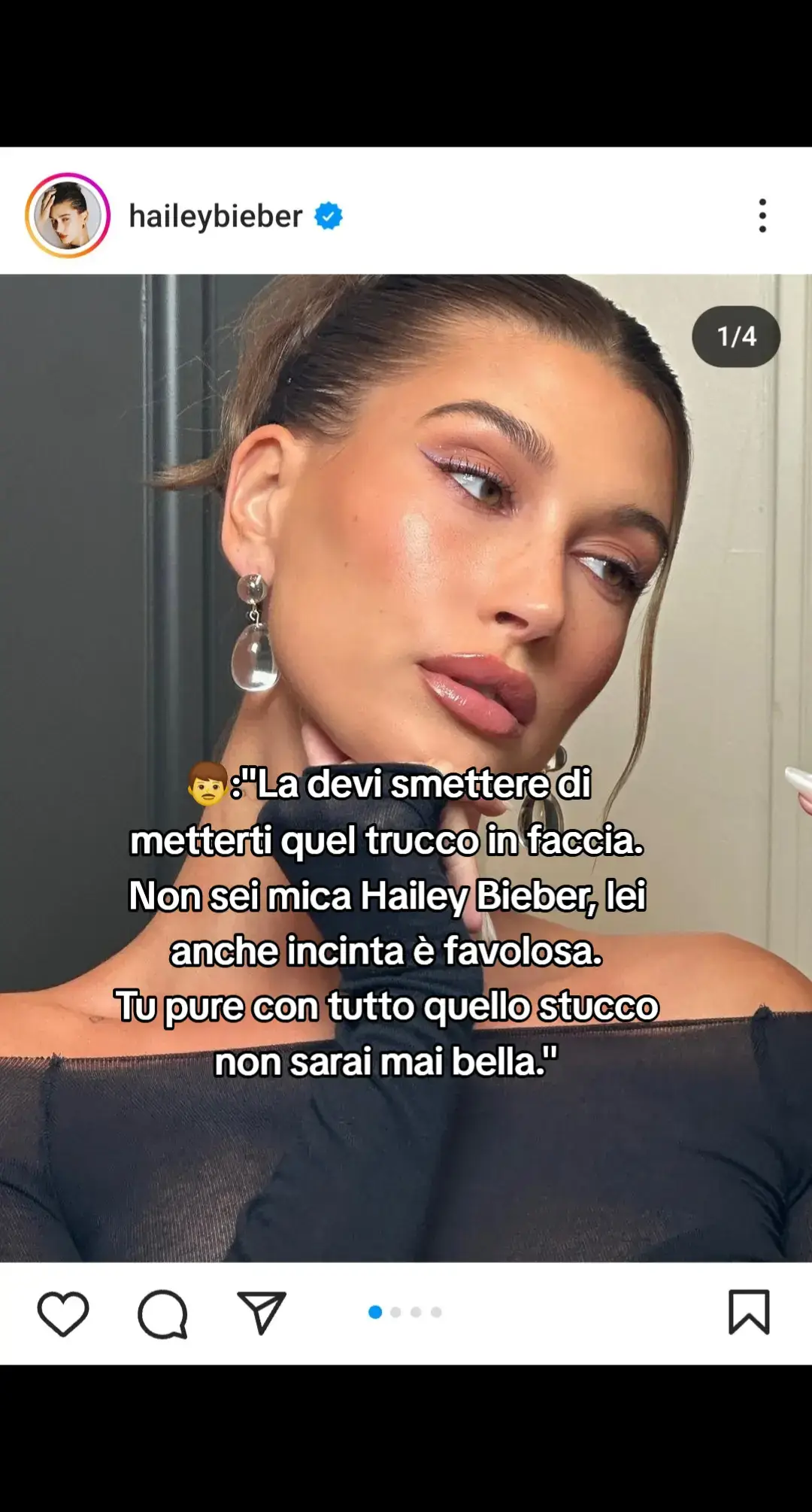 Non sono Hailey Bieber...ma sono una make-up artist e ricreare questi look mi piace da morire.🌟 Se anche tu vuoi essere truccata come una star e sei di Roma contattami! 1G:lucia__salatiello Cosa ne pensi del fatto che Hailey e Justin aspettano un bebè? #makeup #haileybieber #smokeyeye #cateye  #makeupinspo #makeuptrend #beauty #mua #viral #perte @Hailey Bieber 