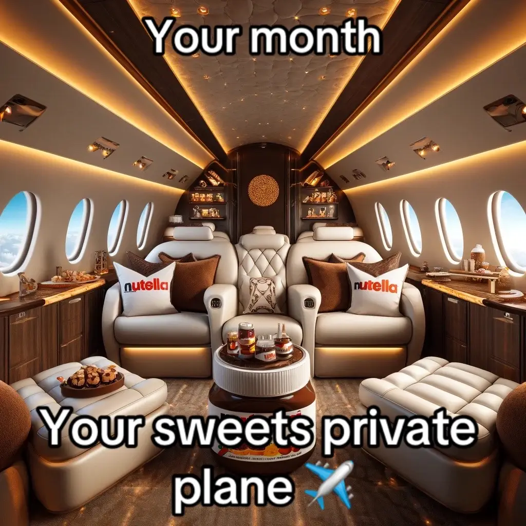 #yourmonthyourthing #birthmonth #yourmonth #sweets #privatejet 