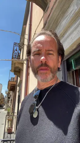 Sperlinga, Sicily. A town of only about 500 people. This is where my wife's family  came from 100 years ago. We came here 10 years ago and discovered actual family, who we are staying with. The balcony I'm standing on is of the house @Denice Duff 's great grandmother and grandmother lived 100 years ago. #magic #family 