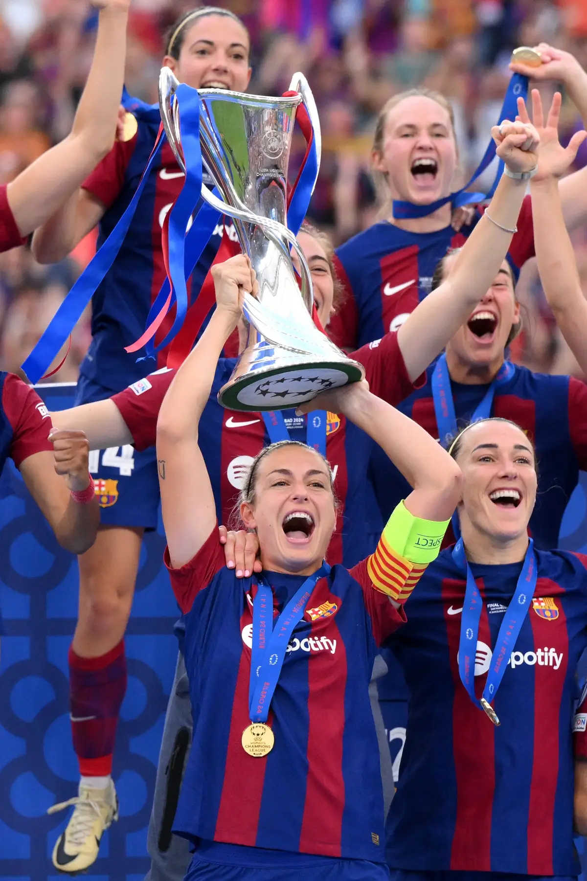 Históricas: el @fcbfemeni gana la Champions y completa el póker. #fcbarcelona #championsleague #champions #futbol #barcelona 