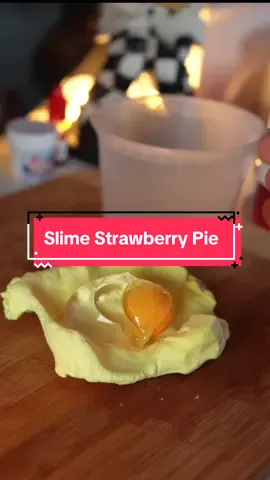 ASMR/ Making A (Slime) Strawberry Pie (Part 1/2) #asmr #asmrsounds #asmrvideo #slime | full videos in my bio ☁️🤍 @Safe Space ASMR *not sponsored*