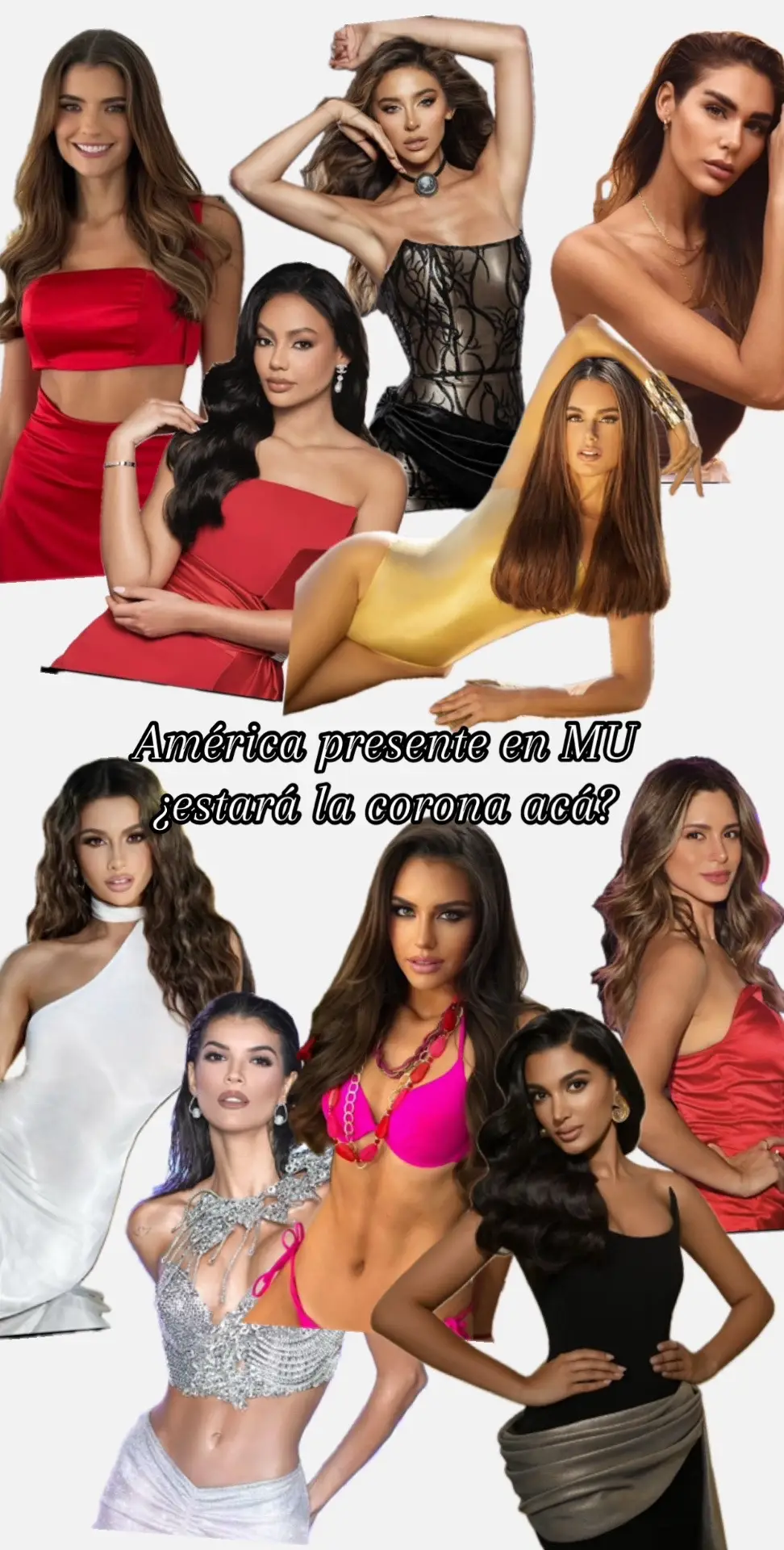 Las maximas a vencer en América🤩🙌🏼✨ #missuniverse #america #annejakrajutatip #missuniverse2024 #reinas #peru #chile #puertorico #venezuela #republicadominicana #paraguay #ecuador #bolivia #argentina