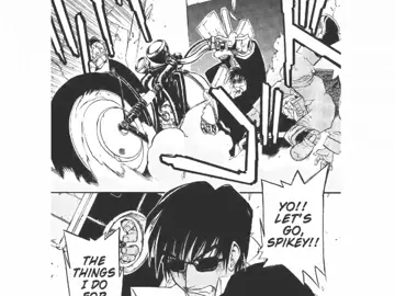 eu e vash na garupa da angelina #trigun #wolfwood #trigunedit #nicholasdwolfwood #wolfwoodedit 