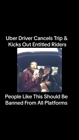 Uber Driver Cancels Trip & Kicks Out Entitled Riders #fyp #foryou #foryoupage #uber #lyft #uberdriver #taxi #taxidriver #uberride #dashcam #karen #police 