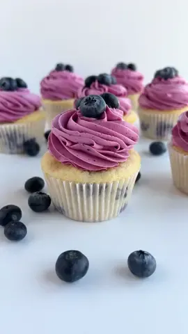How do you take your blueberries? I take mine in cupcake form! Recipe for these blueberry cupcakes on cakemehometonight.com! #blueberries #cupcakes #cupcake 