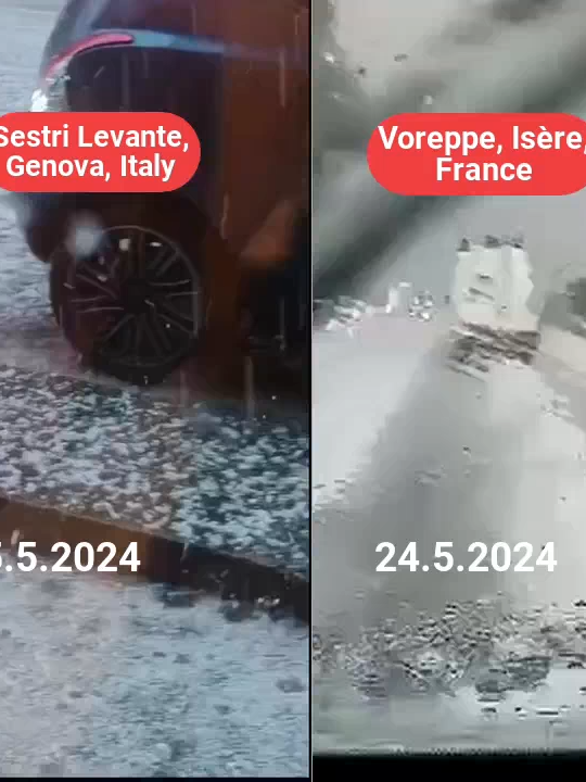 #Italy #france #sestrilevante #Voreppe #grandine #grandinata #hailstorm #hail #oragedegrêle #grêle #orage #nubifragio #maltempo #genoa #liguria  #Isère : un impressionnant orage de grêle a frappé le #Voironnais  Maltempo, importante grandinata a Sestri Levante #Auvergne-Rhône-Alpes #grenoble