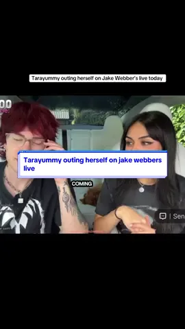 Tarayummy outing herself on jake webbers live stream… today #CapCut #tarayummy #jakewebber #jakeandtara #taraandjake #tarayummyandjohnnieguilbert #johnnieguilbertandtarayummy high qualitty orignial content -samandcolby-snc-sturniolotriplets-matt-ick-chrus-rare videos - high quality tiktok - orignial tiktok -tiktokamerica-howtogoviralontiktok-2024trending music -ty