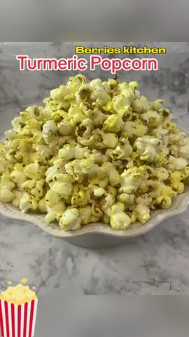 Turmeric Popcorn/ How to make Popcorn. Make Popcorn in 1 minute. How you can make Corn Pop. Easy Popcorn recipe. #pop #popcorn🍿 #popcornrecipe #grain #grains #turmericpopcorn #movie #snacks #tiktokreels #viraltiktokreels #reels #berrieskitchen 