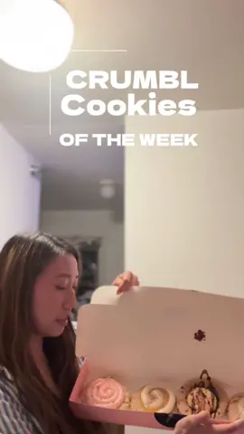 Haha not there being a chocolate crumb on my face 🥹but here are my thoughts on this week’s line up 💁🏻‍♀️🍪💕 @Crumbl Cookies  If you tried to this week’s lineup, which cookie was your favorite? 😌💕 #CapCut #crumblcookies #crumblreview #crumblecookiereview 