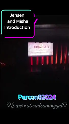 Jensen and Misha Introduction  #Purcon82024 #Germany  #Jensenackles ##mishacollins 