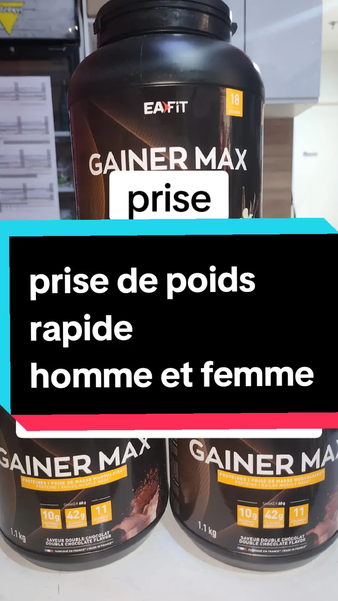 eafit gainer max prise de poids rapide #protein #femmes #homme #pourtoi 