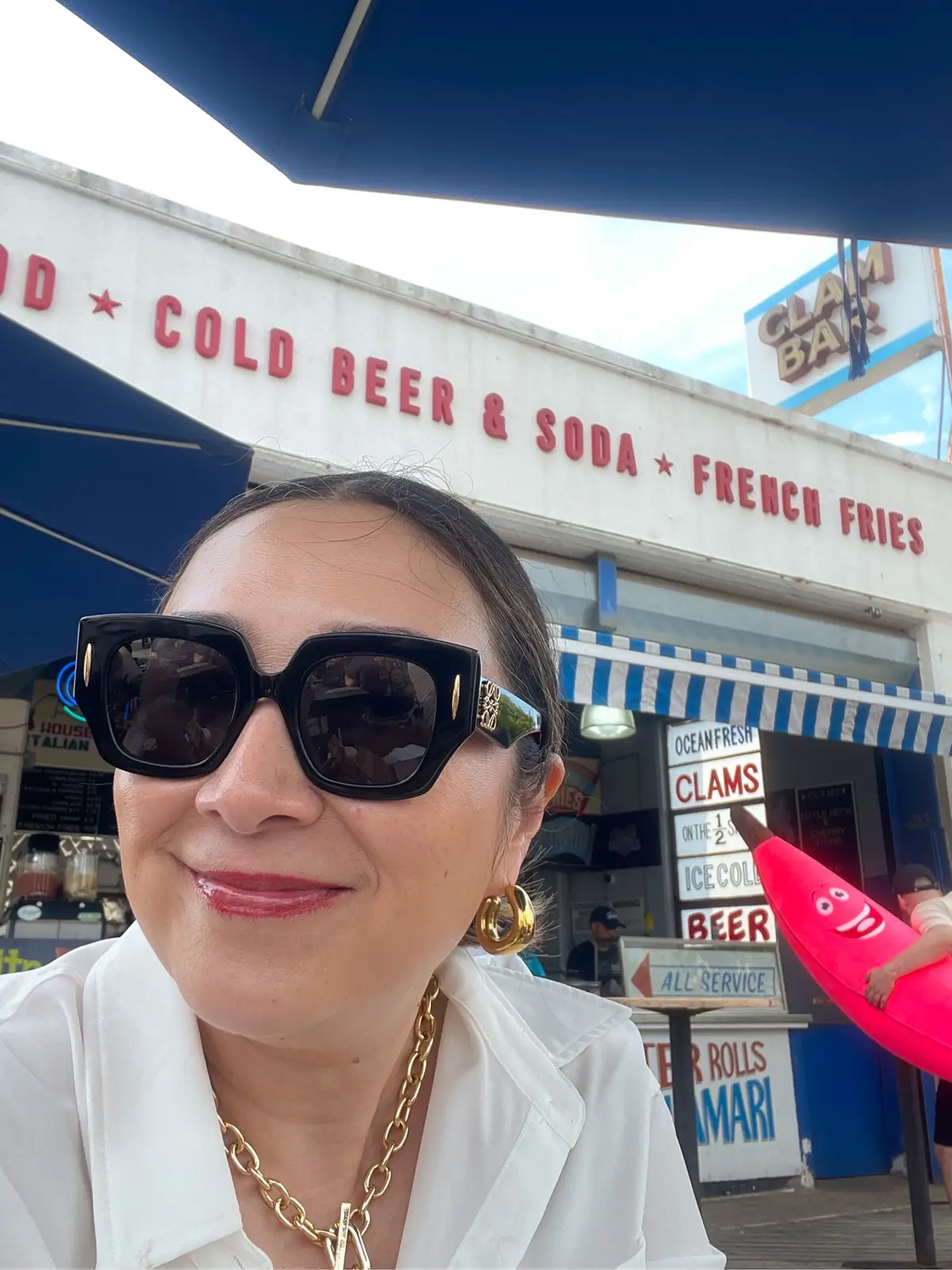 My favorite way to kick off summer in NYC is by enjoying some beer and clams on the Coney Island boardwalk.  It’s amazing to think that New Yorkers have been coming to this seaside amusement park for 200 years now.  It’s fun and grimy and colorful and loud and historic and there’s just no other place like it in the world.  Have you ever been? If so what did you think? 😀