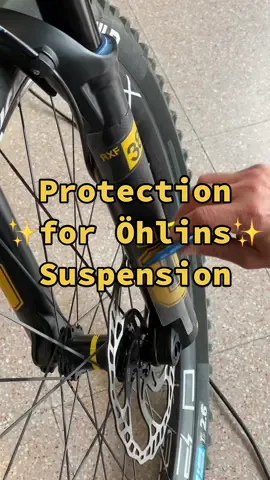No matter the brand, protect your fork!✨🚲 @bewatt @ÖHLINS  #allmountainstyle #asmr #mtb #downhill #freeride #dirtjump #dirtbike #bikeprotection #ebike #enduro 
