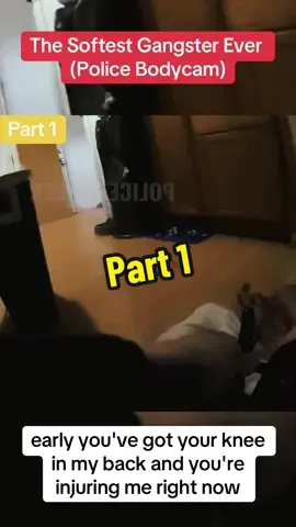 The Softest Gangster Ever (Police Bodycam)#cops #crime #copsoftiktok #truecrimecommunity #truestory #bodycam #fyp #viral 