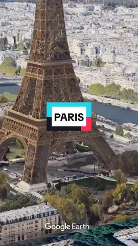 Uma Viagem Para Paris - Torre Eiffel 🌍 A Trip to Parents - Eiffel Tower #tourvirtual #3danimation #googleearth #paris 