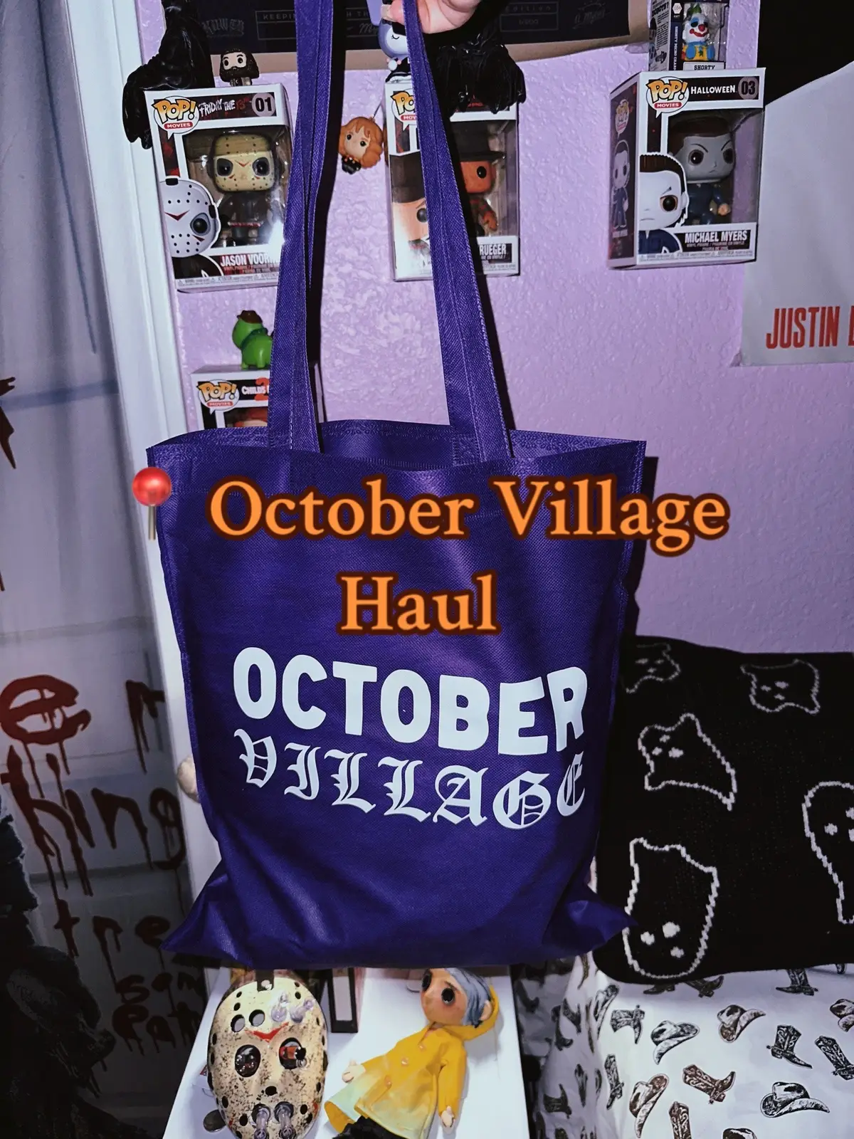 First time @October Village!🎃 + included small haul from the fair! //@Rattlehead Crafts @monsterposse @Wicked Bootique @StitchedLittleDevils @Pumpkinkult // #october #halloween #nightmarebeforechristmas #ghostface #lacounty #jasonvoorhees 