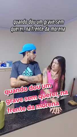 quando dou um grave sem querer, na frente da morena kkkkk #vitinhohsagazz #casalsagazz #humor #risos #meme #engraçado 