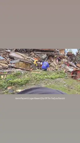 Rescue workers helped free a woman from the rubble of her home in Greenfield, Iowa, after a deadly tornado ripped through the town on Tuesday, May 21. Video captured by Aaron Payzant and Logan Howard shows emergency responders pull a woman from her basement after her house collapsed during the storm. #news #tornado