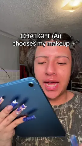 Replying to @user.30582968 PART 2 TAKES A TURNNNNN 🥲😱 CHAT GPT CHOOSES MY MAKEUP #aimakeup #aichoosesmymakeup #makeupchallenge #chatgpt #makeupartist 