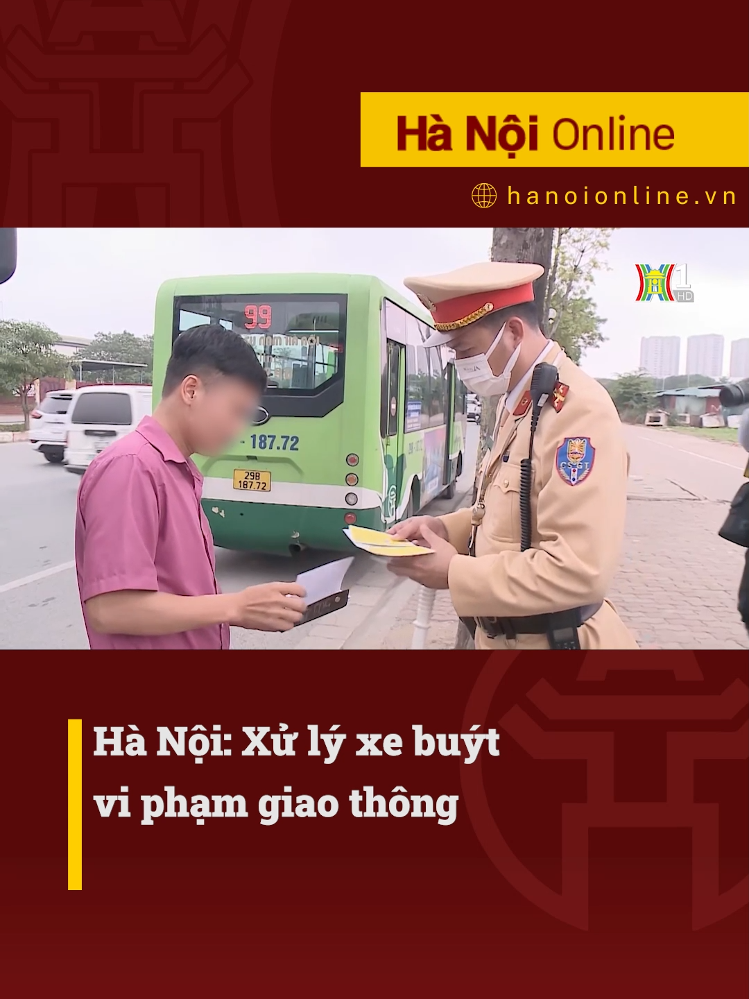 Nhiều tài xế xe buýt bất ngờ khi bị xử lý vi phạm giao thông, dừng sai điểm đỗ #htvdaihanoi #tiktoknews #socialnews #tintuc #xebuyt #giaothong #hanoi