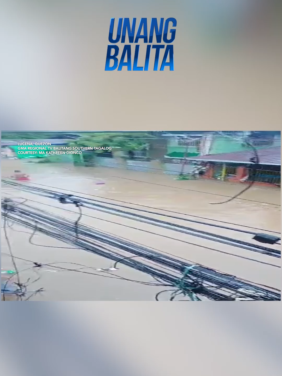 Matinding baha, namerwisyo sa ilang lungsod at bayan sa Quezon #shorts #unangbalita #gmaintegratednews