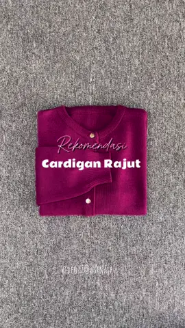 Warna magenta nya cakep bgt😍 #cardigan #cardiganrajut #rekomendasicardigan #cardiganoutfit #fypシ゚viral 
