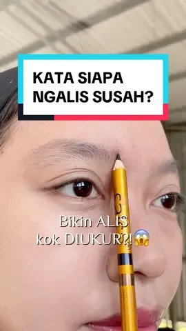 KATA SIAPA NGALIS SUSAH? 🤔 SEGAMPANG INI LOH 🤪🥰 PAKAI PENSIL ALIS BY SALSA 😎🥳 COBAIN YUK 😉 #salsacosmetic #beautyiseasy #fyp #pensilalis #alis #makeuptutorial 