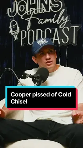 Has Cooper pissed off cold chisel?? #coldchisel #mattyjohns #cooperjohns #podcast #funnypodcast