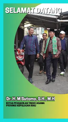 InfoPublik, Anambas - Sekretaris Kabupaten Kepulauan Anambas Sahtiar S.H., M.M Menyambut Kedatangan Rombongan Ketua Pengadilan Tinggi Agama Kepulauan Riau Yaitu Bapak Dr.H. M Sutomo, S.H., M.H Di Pelabuhan Sri Siantan Kabupaten Kepulauan Anambas. (Minggu, 26-5-2024)