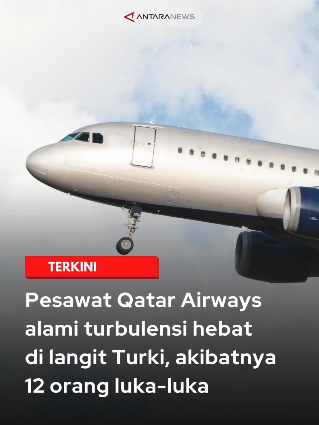 Pesawat Qatar Airways alami turbulensi hebat di langit Turki, akibatnya 12 orang luka-luka #pesawatqatarairways #qatarairways #turbulensi #turbulensihebat #pesawat #bandaradublin #penumpangpesawat #tiktokberita #fyp #longervideos