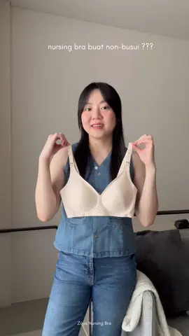 Solusi buat boobie ngangkat dan kenceng 🤫🤏🏻 #nursingbra #seamlessbra #underwear 