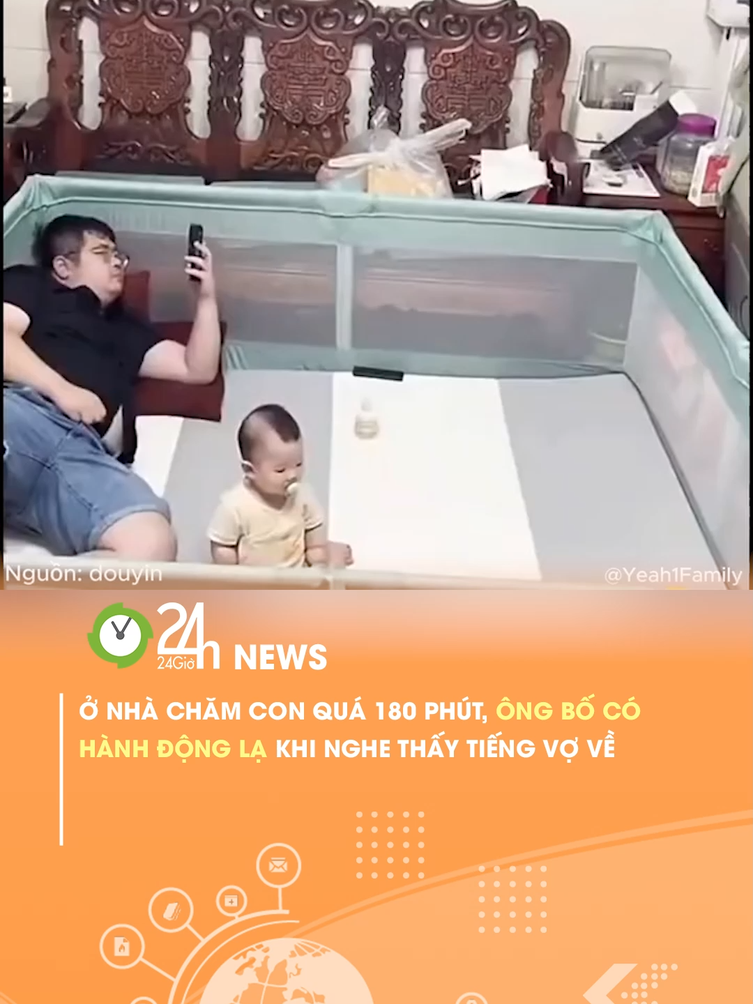 Đỉnh cao chăm con #24hmedia #24hnews #onhaxemtin #tiktoknews