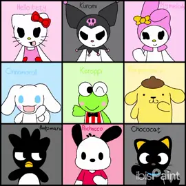 🖌Speedpaint🎨 ✨️Sanrio💗💖 #sanrio #hellokitty #kuromi #mymelody #cinamoroll #keroppi #pompompurin #badtzmaru #pochacco #chococat #hellokittyandfriends 