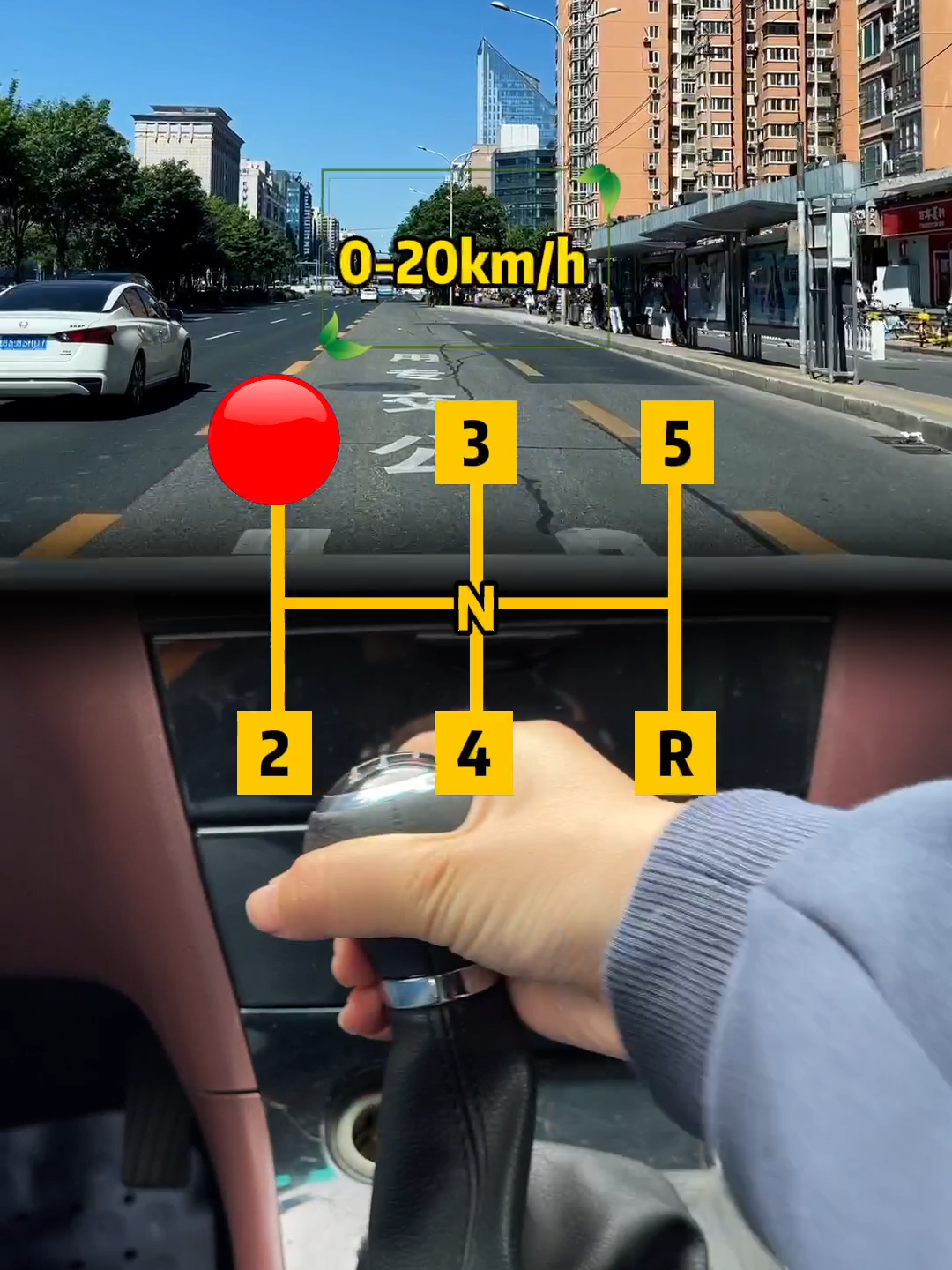 The speed corresponding to the car gear.#driving #skills #tips #knowledge #fpy