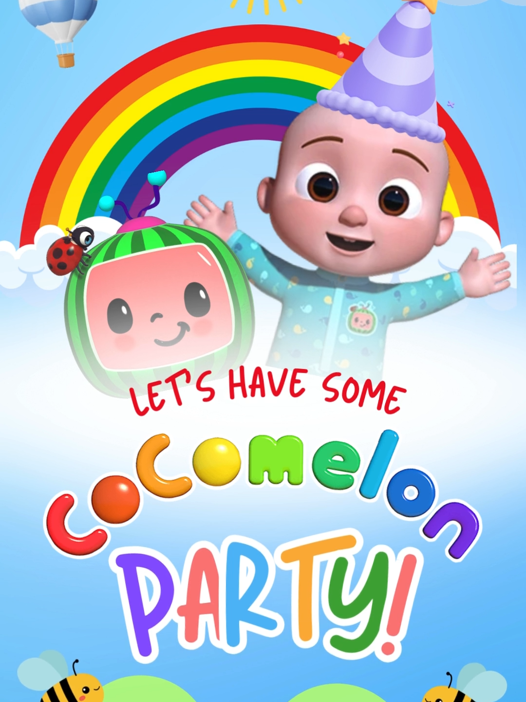 COCOMELON THEME VIDEO INVITATION  #einvite #digitalinvitation #canva #cocomelon #cocomeloncake #birthday #babytiktok