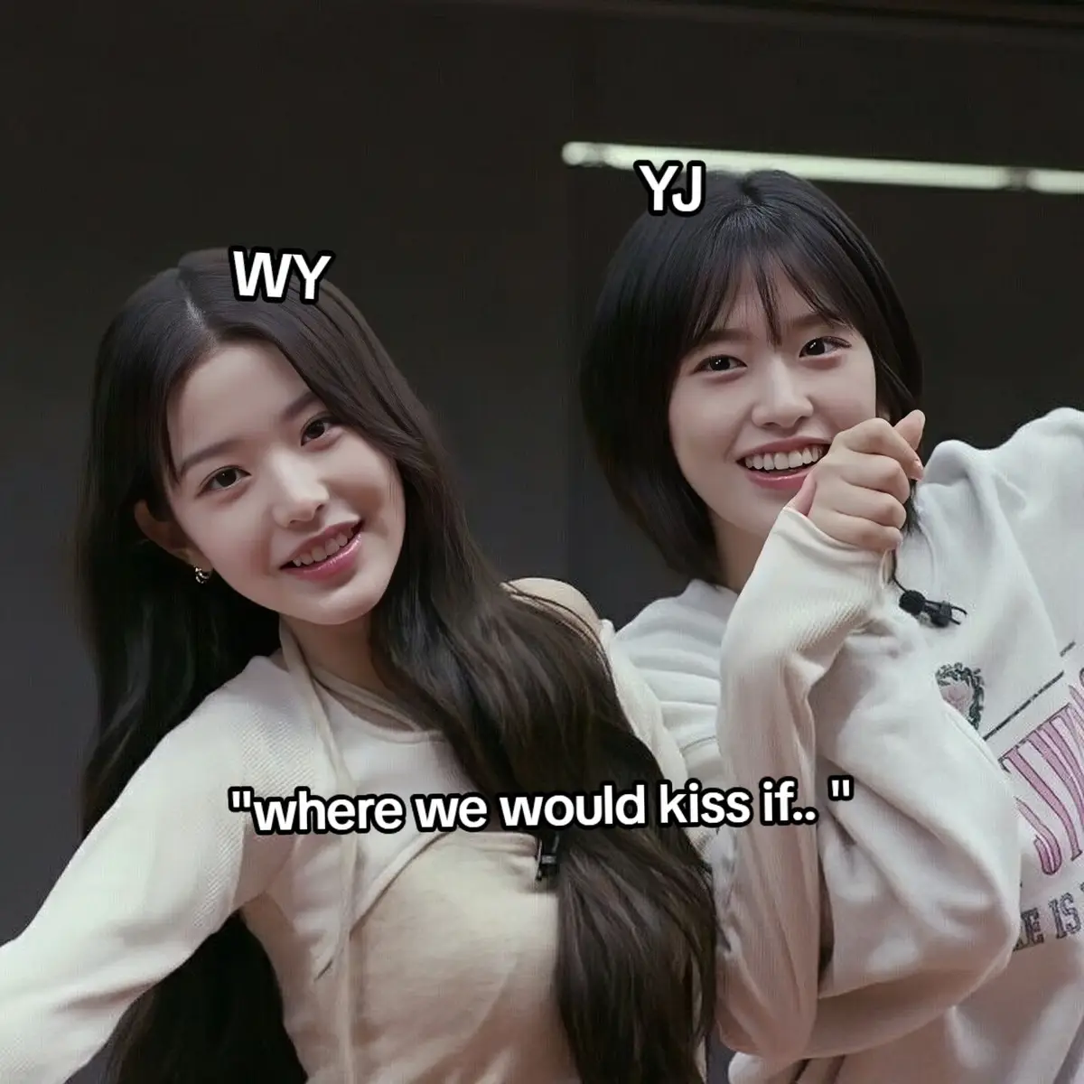 cutie kiss annyeongz #yujin #wonyoung #annyeongz #fyp #foryoupage #fypシ゚ #ive 