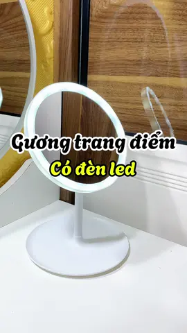 Gương trang điểm có đèn led #guongtrangdiemcodenled 