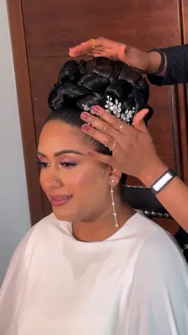 my bride looks stunning